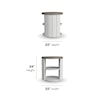 Flexsteel Melody Round Barrel End Table