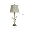 StyleCraft Lamps Ascoli Silver Traditional Table Lamp