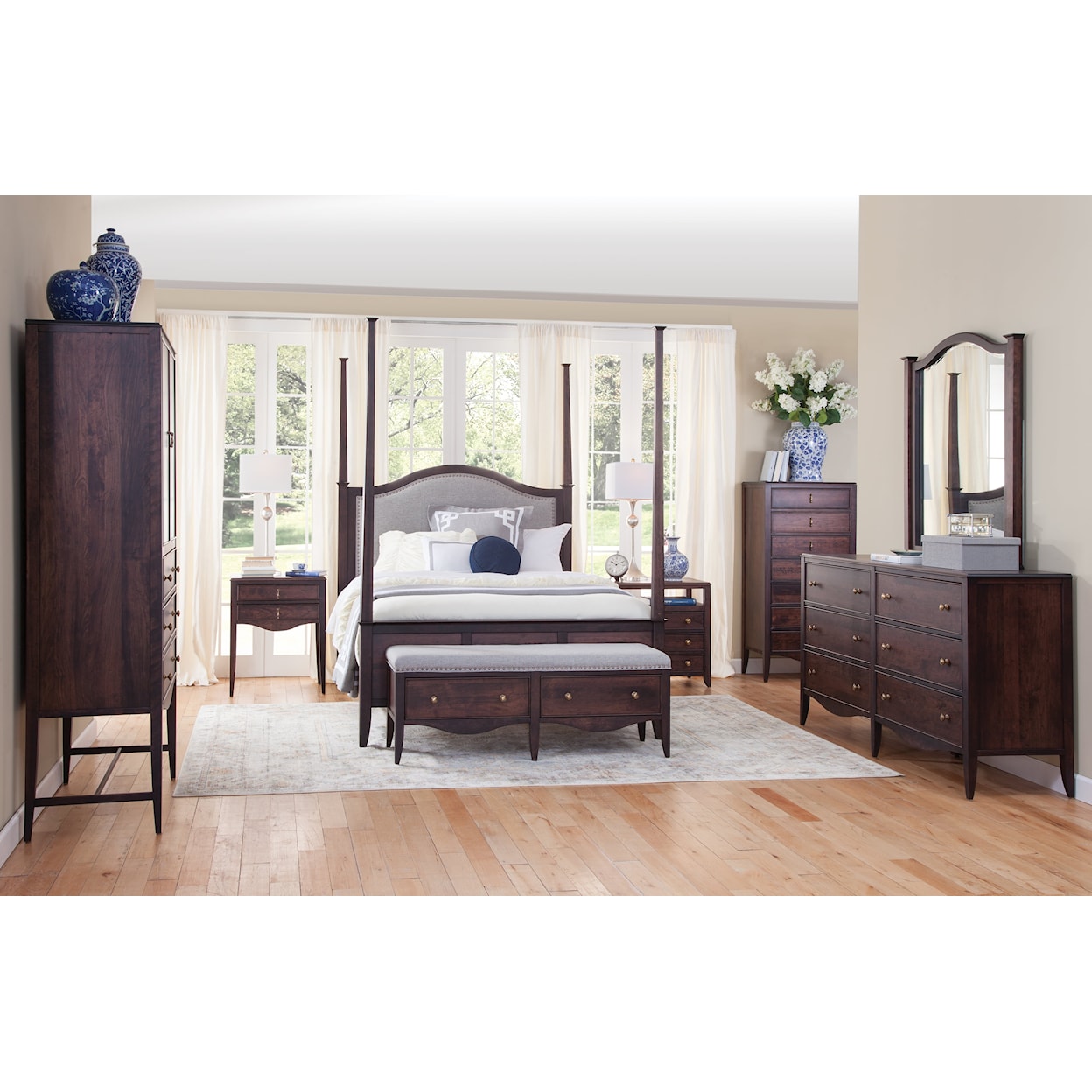 Yutzy Woodworking Providence Queen Upholstered Bed