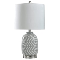 Ceramic & Metal Table Lamp