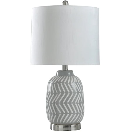 Ceramic & Metal Table Lamp