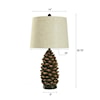 StyleCraft Lamps Roanoke Rustic Table Lamp