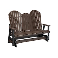Outdoor Three Seat Glider with Console