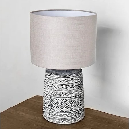 Charcoal Boho Lamp