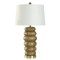 Brown Wash Table Lamp