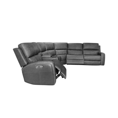 Power Reclining Sectional w/ Headrest