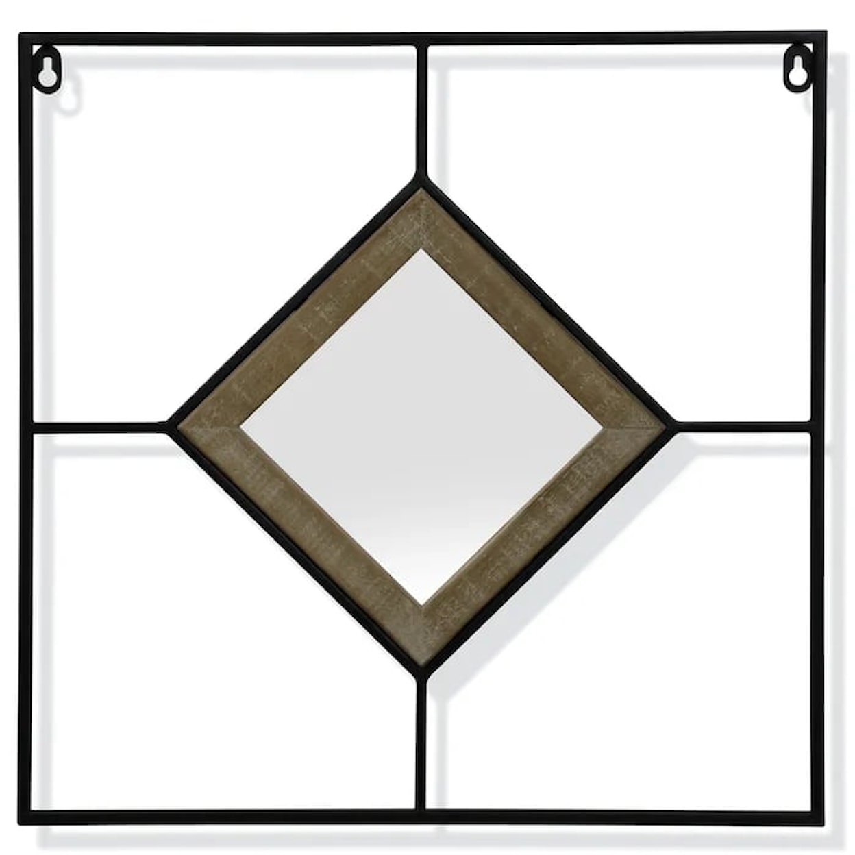 StyleCraft Mirrors Diamond Tile Square Mirror