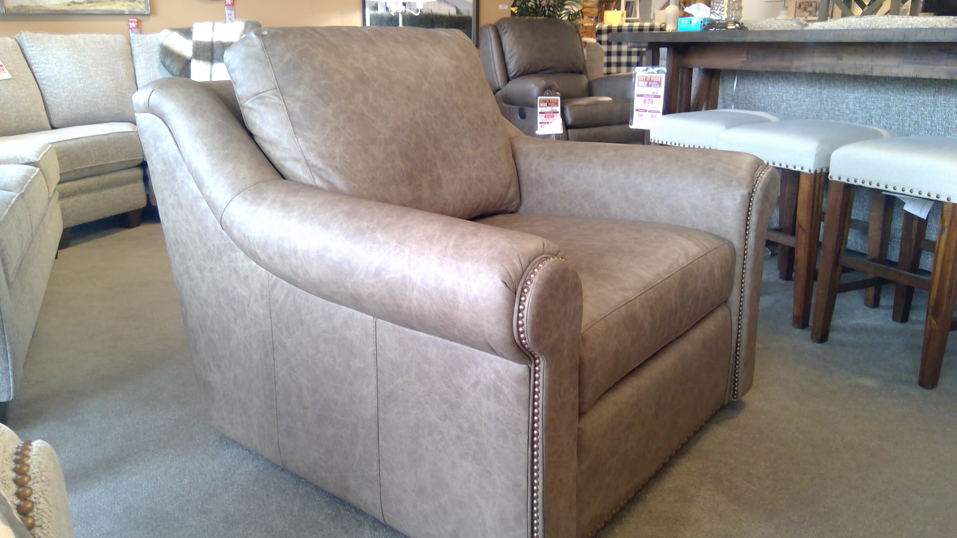 Leather Swivel Chair