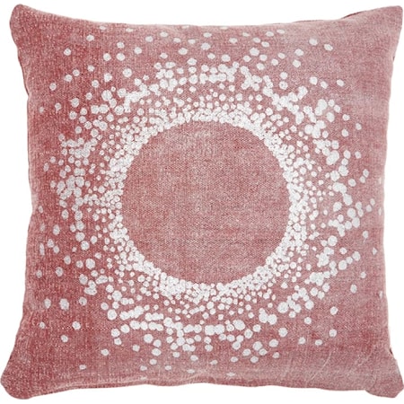 Lifestyle Red Throw Pillow