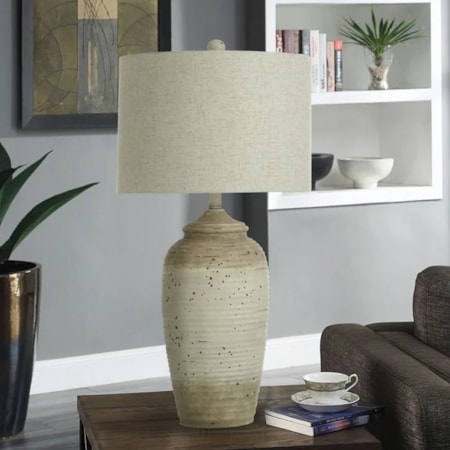 BRONZECOTTA | Polyresin Table Lamp