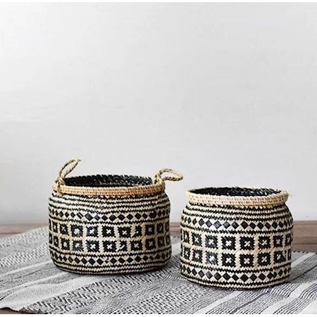 Set of 2 Boho Tubs