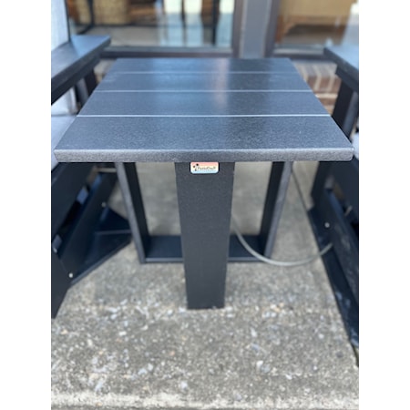 Contemporary Outdoor End Table