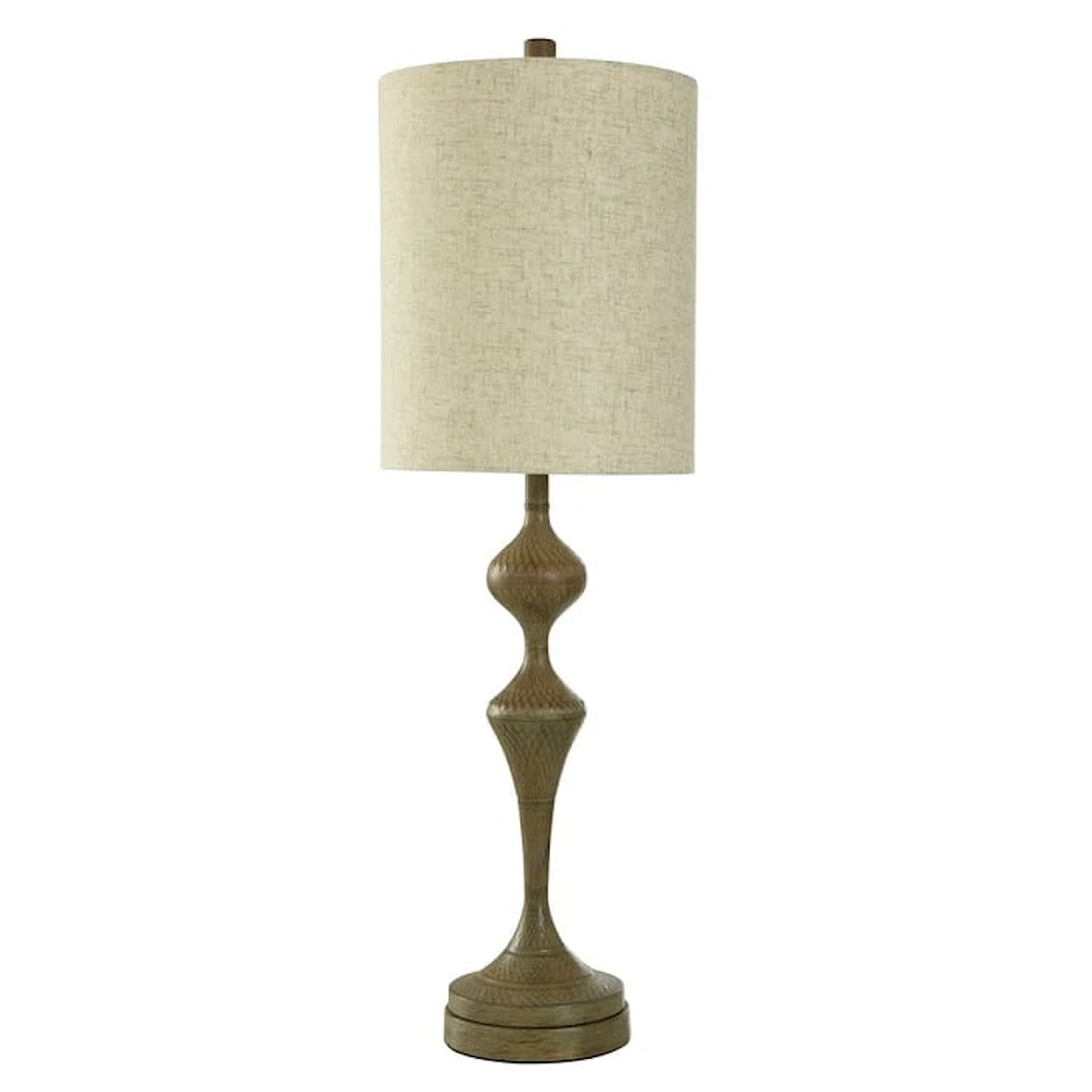 StyleCraft Lamps Netted Roanoake Rustic Table Lamp