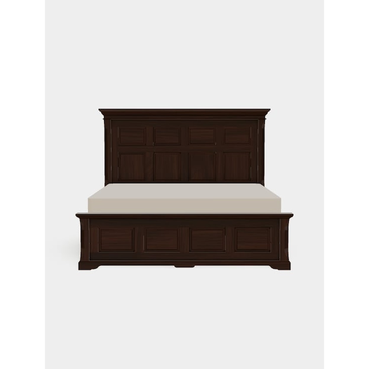 MAVIN Longmeadow Traditional King Size Panel Bed with Storage