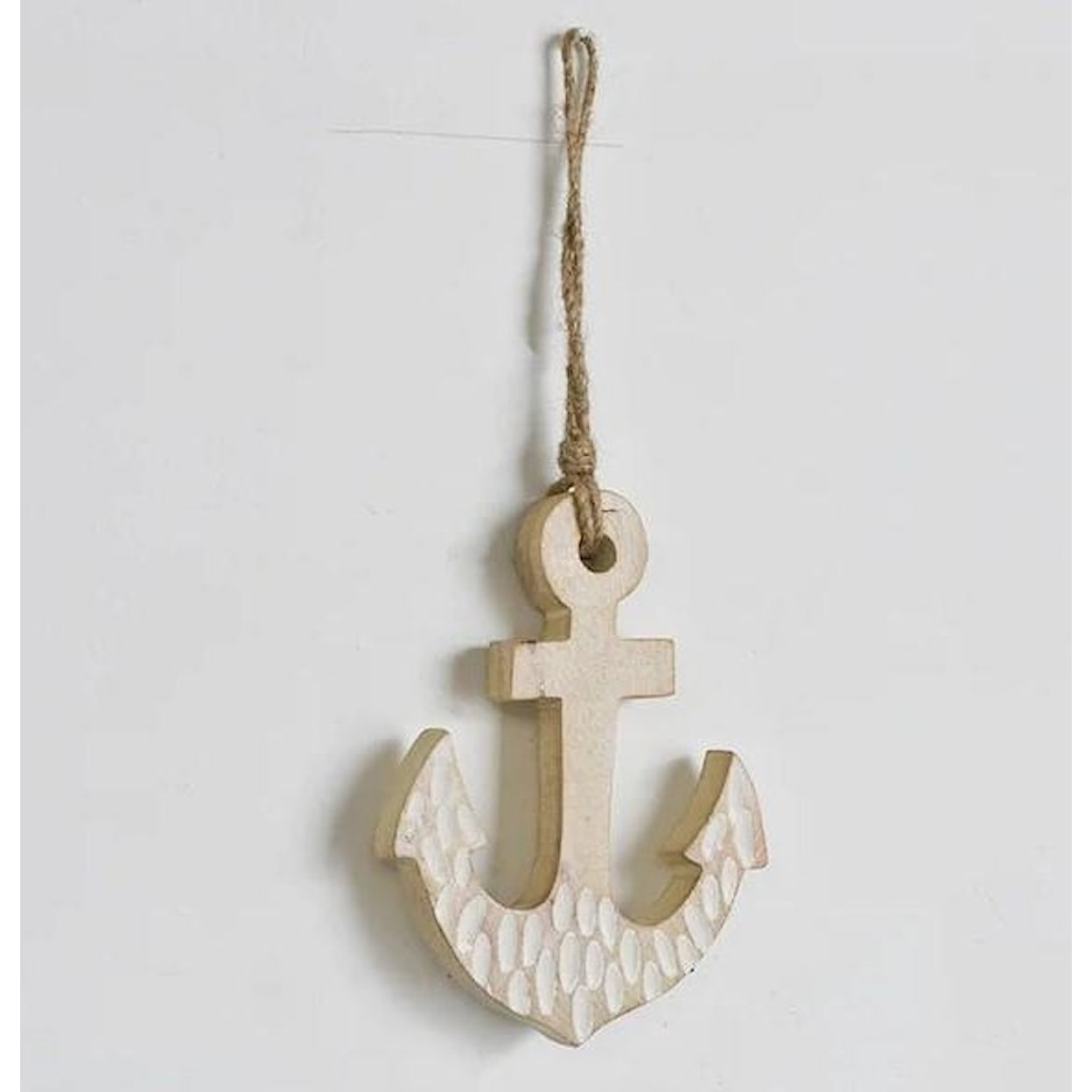 PD Home & Garden Wall Decor Large Hanging Carved Wood Anchor