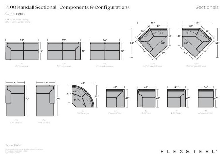 3-PC Sectional