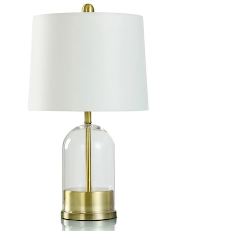 Gold Glass Table Lamp