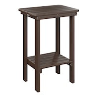 Outdoor Counter Height End Table