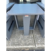 Contemporary Outdoor End Table