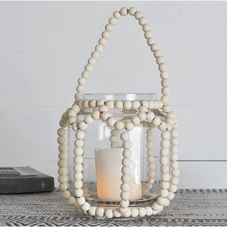 Beaded Glass Lantern