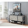 Coast2Coast Home Accent Cabinets Vintage Two-Tone 2 Door Credenza