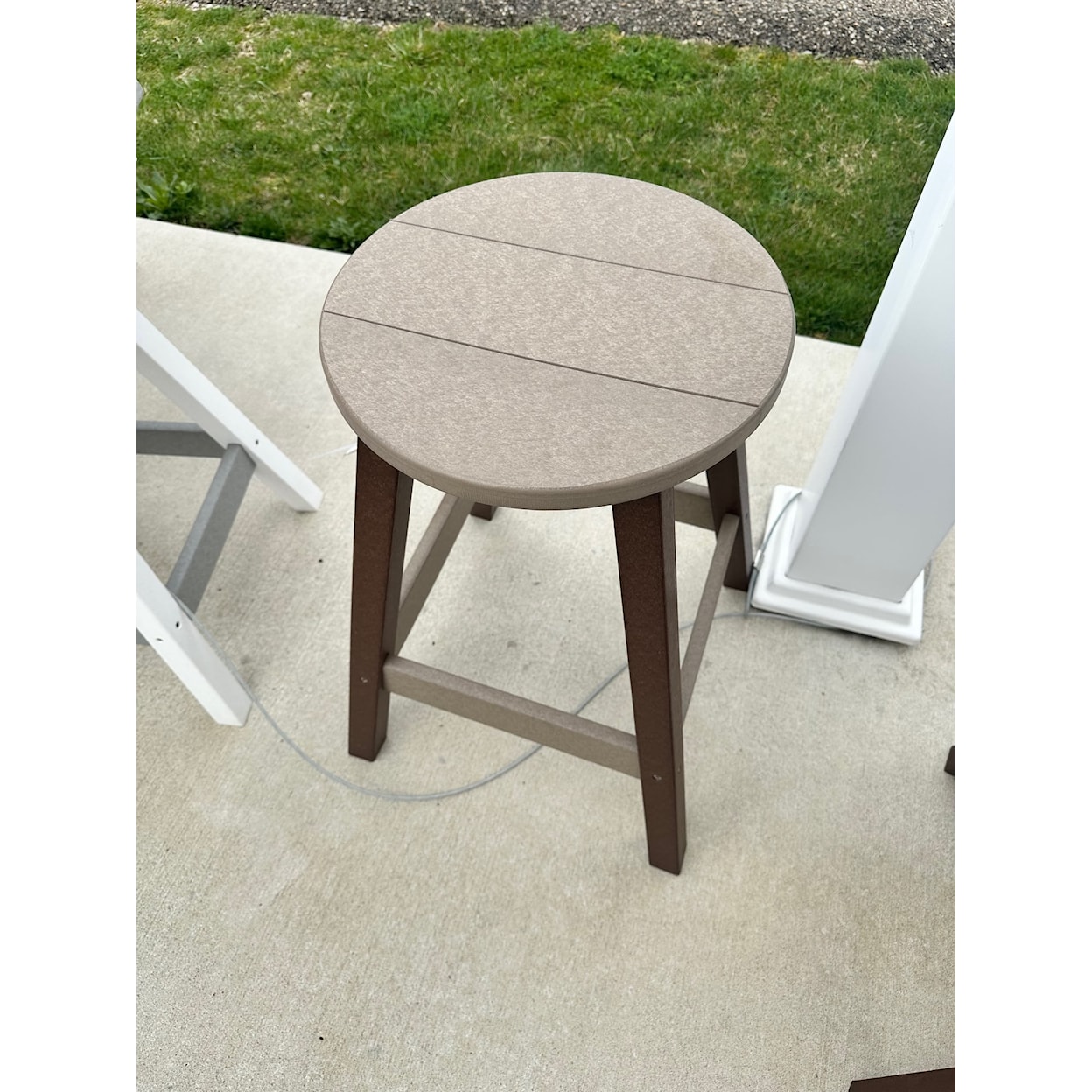 Hoosier Poly Products Barstools and Benches Outdoor Bar Stool