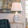 StyleCraft Lamps Livia Blue Classic Table Lamp