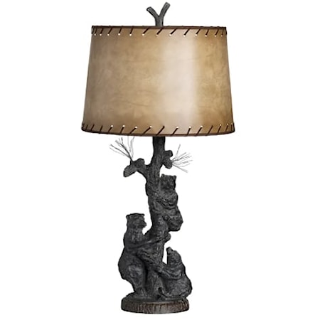 Bear Family Table Lamp