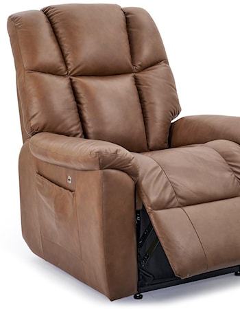 Power Recliner w/ Headrest & Lumbar