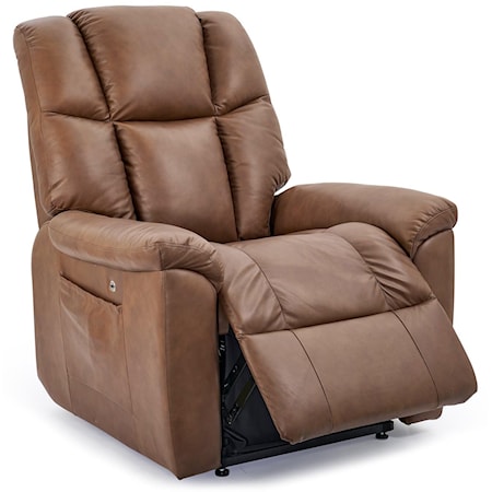 Power Recliner w/ Headrest & Lumbar