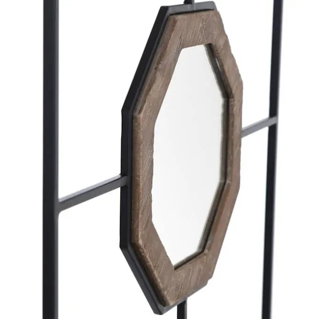 StyleCraft Mirrors Hextile Black & Brown Mirror