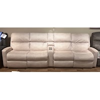 Modern Power Reclining Theatre-Style Sectional with Power Headrests and Cupholders