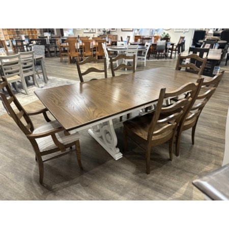 7-Piece Amish Dining Room Table Set