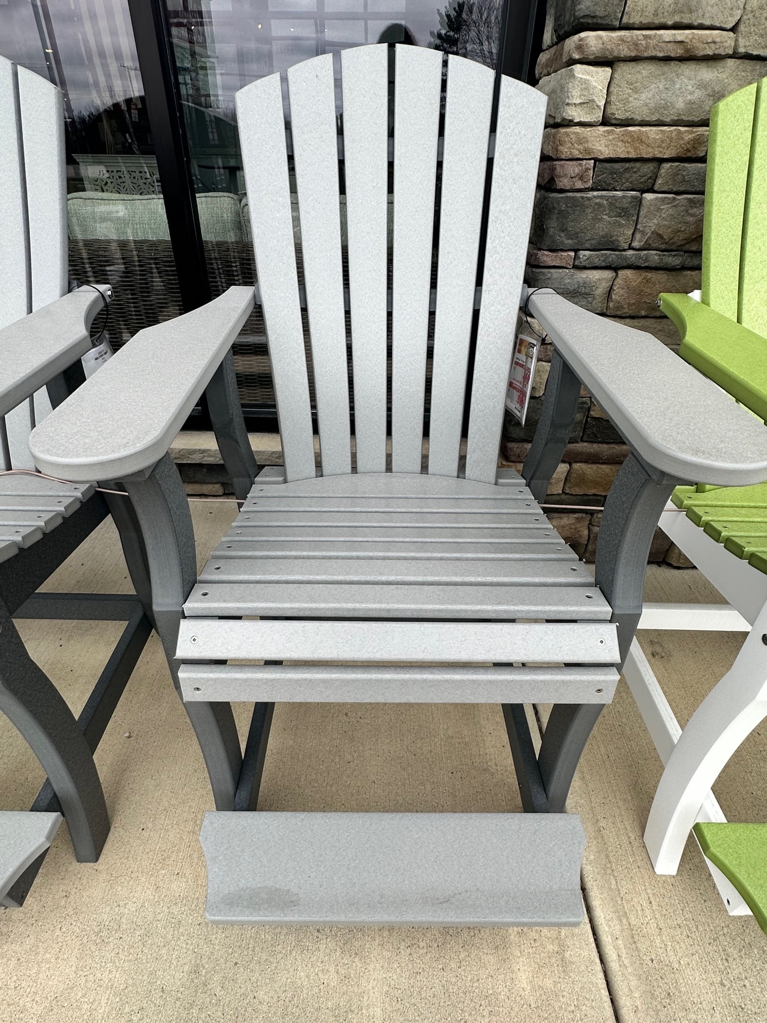 Hoosier Poly Products Counter Height Outdoor Chairs 49031020100000