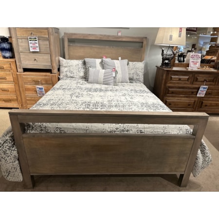 Modern Open Panel Queen Bed