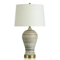 Apache Earthy Ceramic Table Lamp