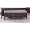 Yutzy Woodworking Providence Upholstered Bench
