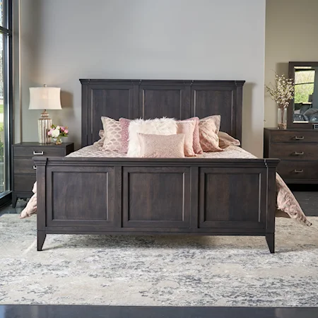 King Crown Panel Bed