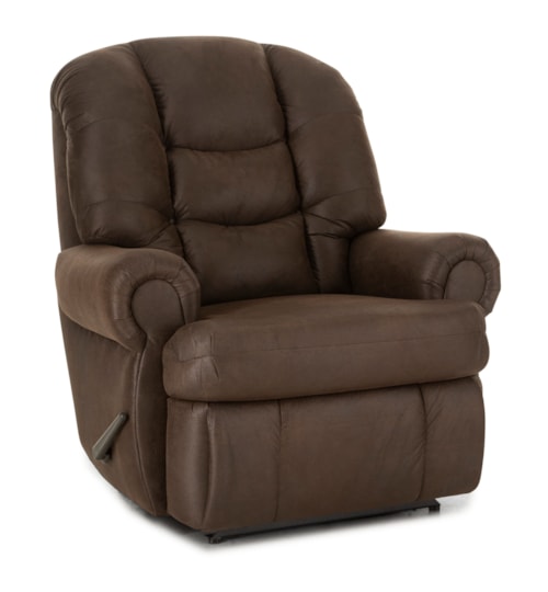 Manual Recliner with Rolled Arms