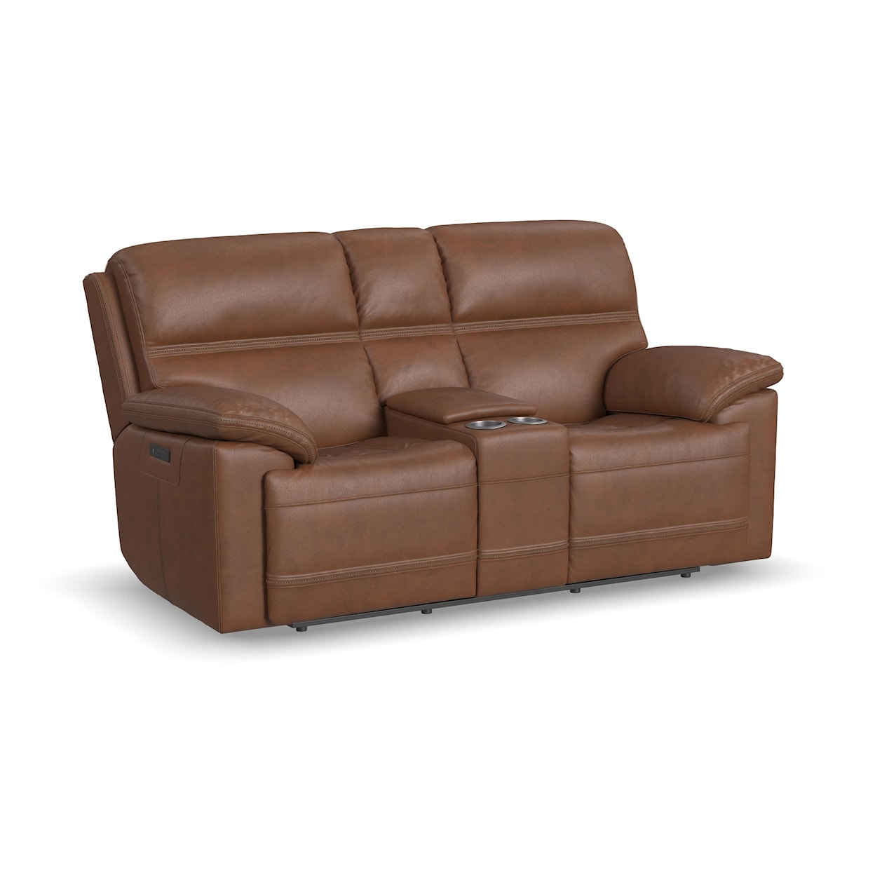 Flexsteel 1759 Jackson Power Reclining Console Loveseat