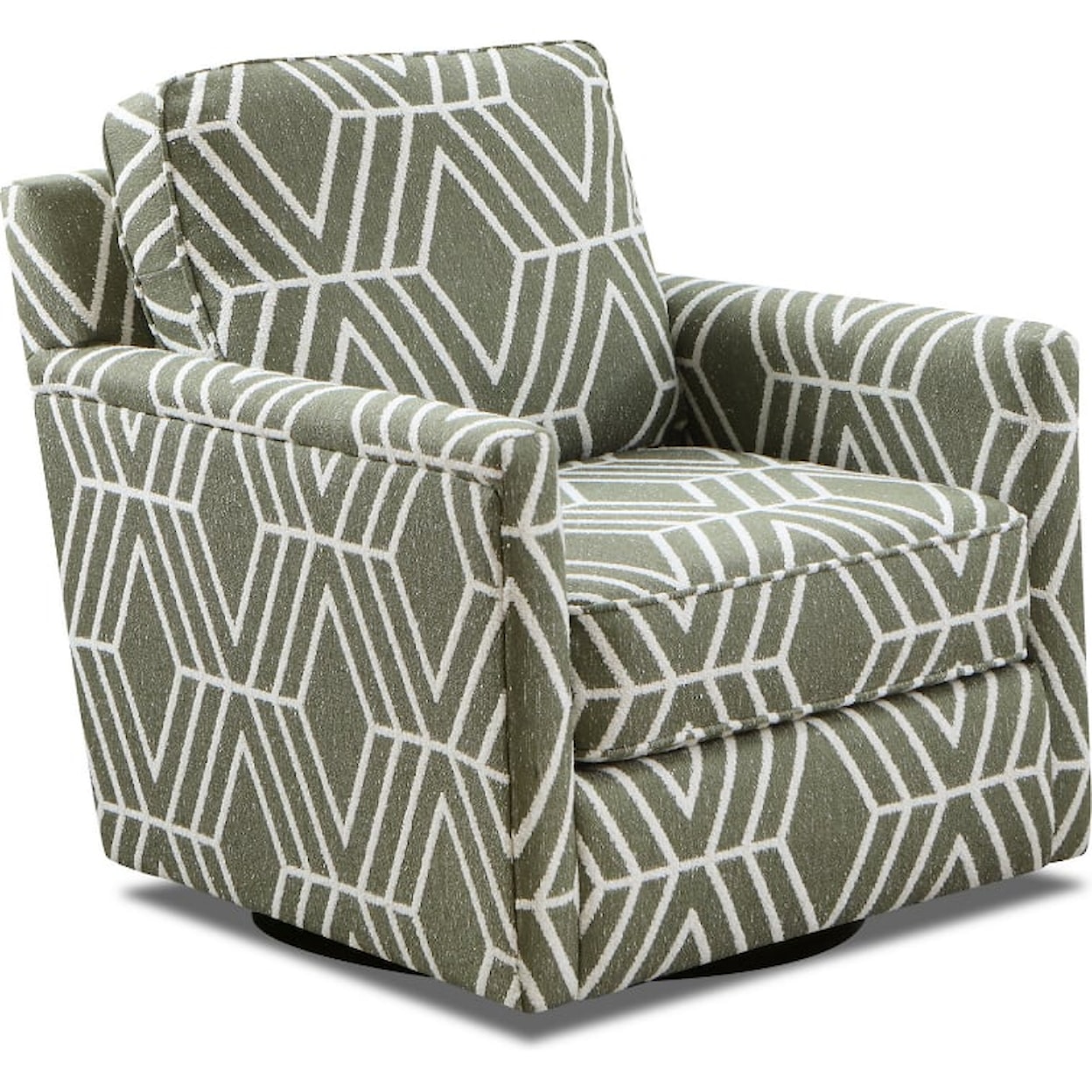 Fusion Furniture 28 SUGARSHACK GLACIER Swivel Glider Chair