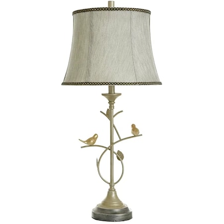 Ascoli Silver Traditional Table Lamp