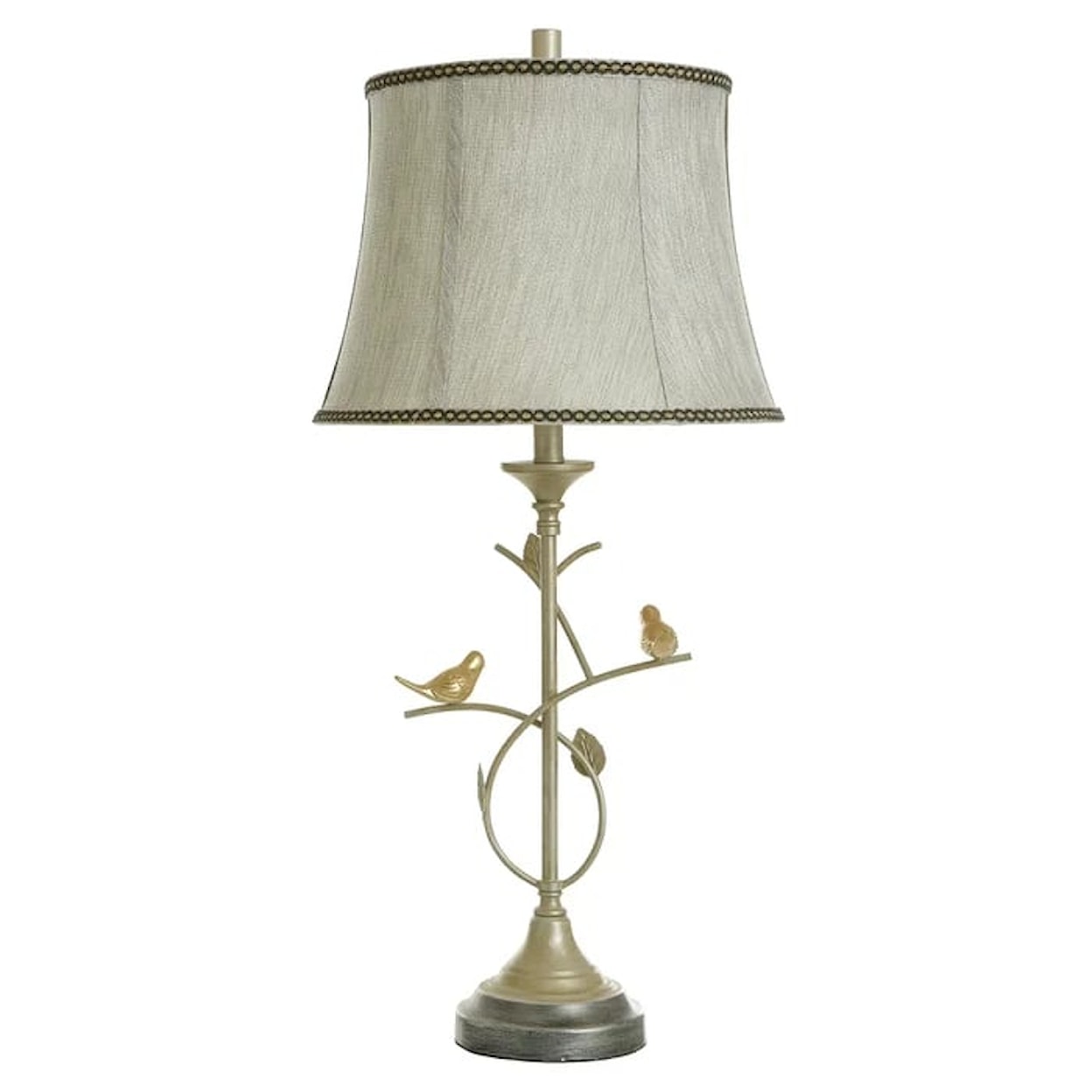 StyleCraft Lamps Ascoli Silver Traditional Table Lamp