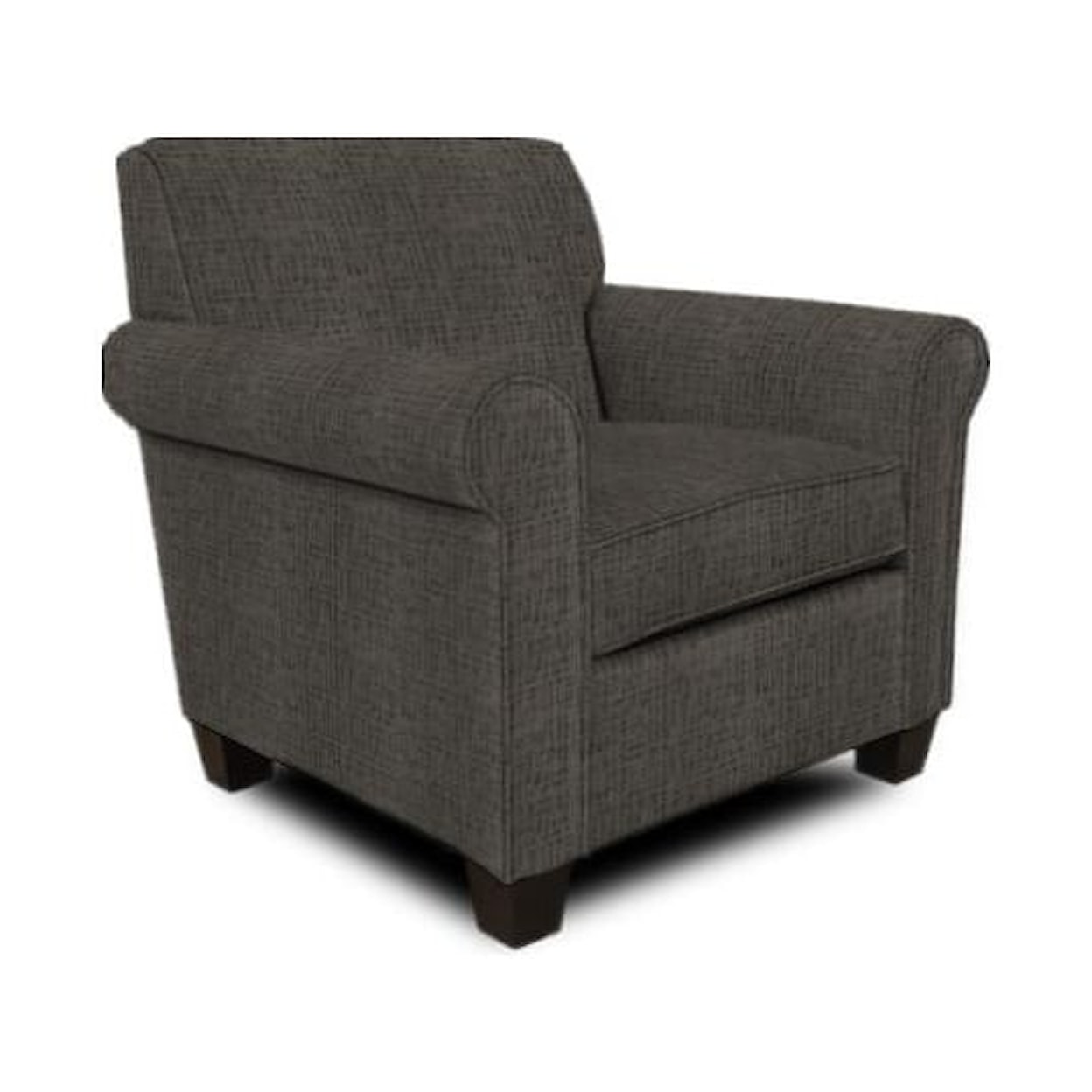 England 4630/LS Series Casual Rolled Arm Chair with Upgraded Frame