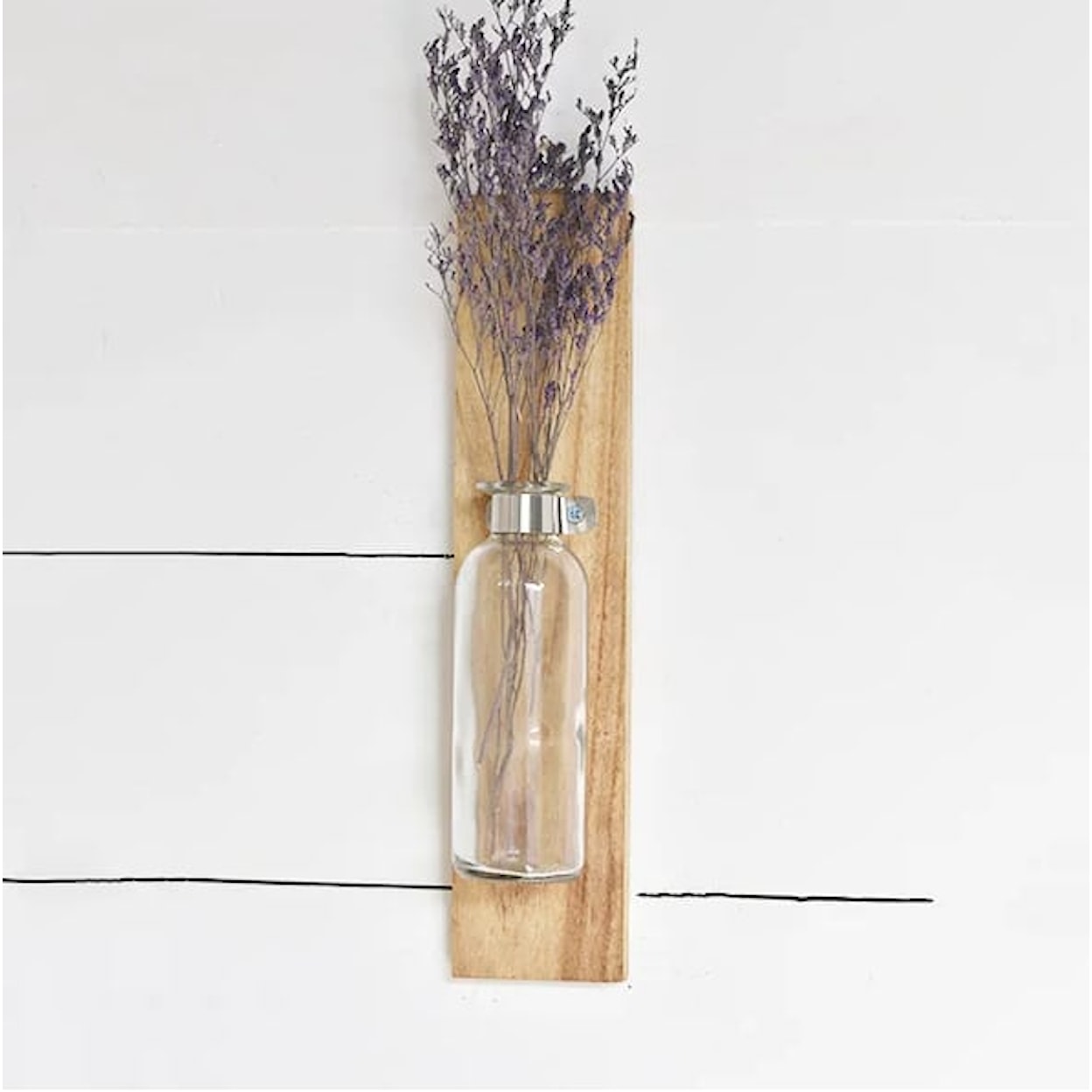 PD Home & Garden Wall Decor Glass/Wood Wall Vase