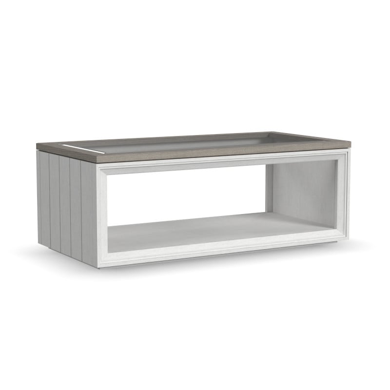 Rectangular Cocktail Table with Casters