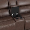 Flexsteel Beau Power Reclining Loveseat w/ Power Headrests