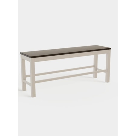 Counter Height Backless Bench