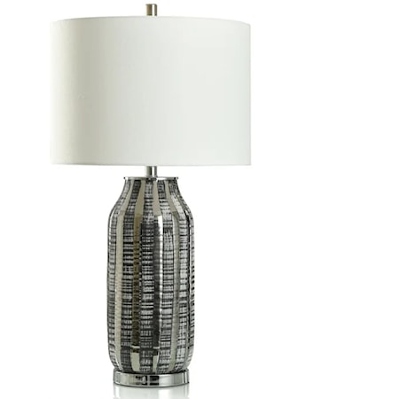 Tonito Silver Contemporary Table Lamp