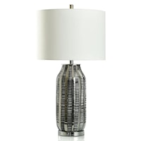 Tonito Silver Contemporary Table Lamp